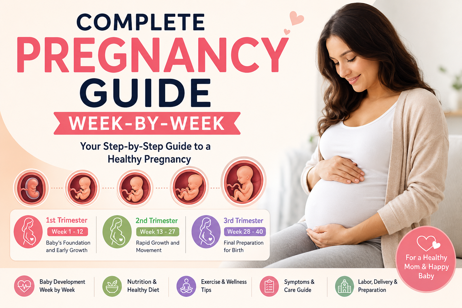 Complete Pregnancy Guide (Week-by-Week): Everything You Need to Know